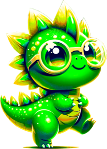 Green dinosaur
